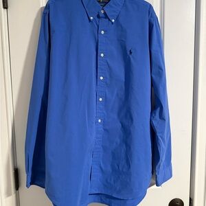 Polo by Ralph Lauren Performance Classic by Button-Down Shirt — Royal Blue